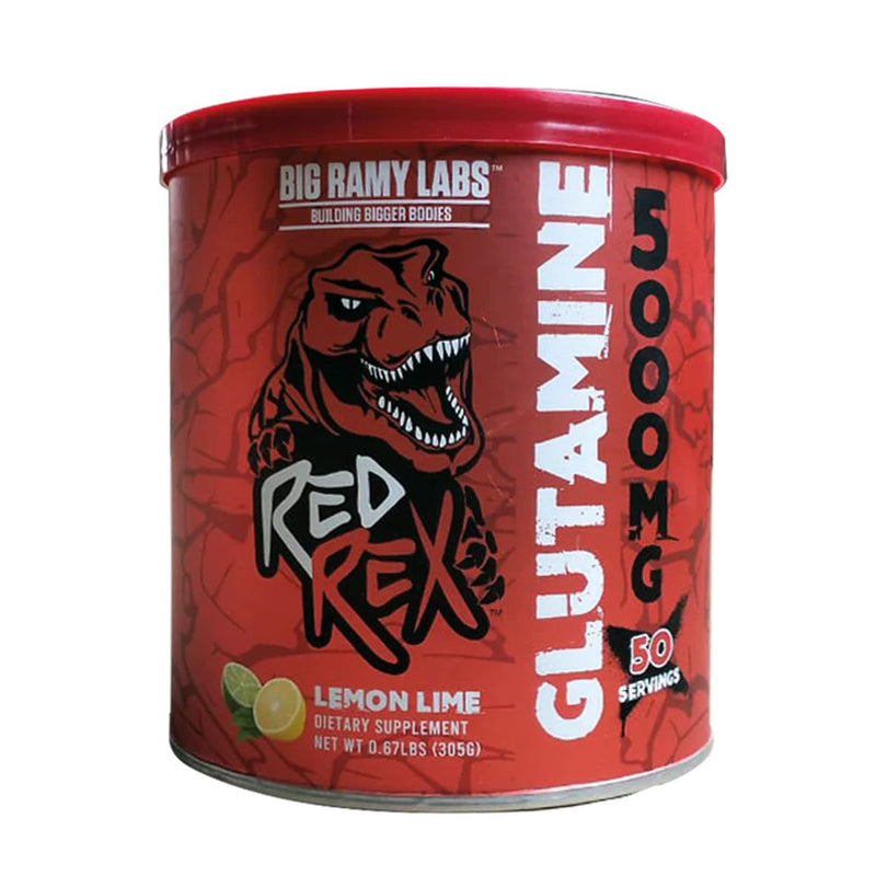 Big Ramy Labs Red Rex Glutamine 5000Mg.-50Serv.-305G.-Lemon Lime