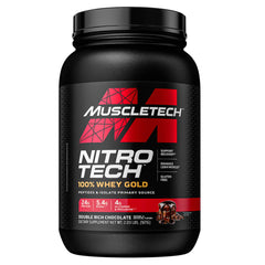 Muscletech Nitrotech Whey Gold-28Serv.-1.02KG-Double Rich Chocolate