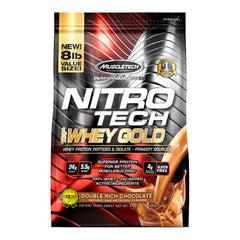 Muscletech Nitrotech Whey Gold-109Serv.-3.63KG-Double Rich Chocolate