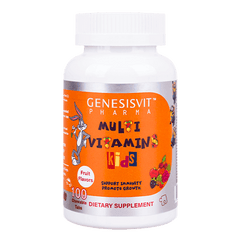 Genesisvit Pharma Multi Vitamin Kids-100Serv.-100Chewable Tabs.-Fruit Flavors