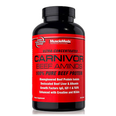 MuscleMeds Carnivor Beef Aminos-100Serv.-300Tabs.