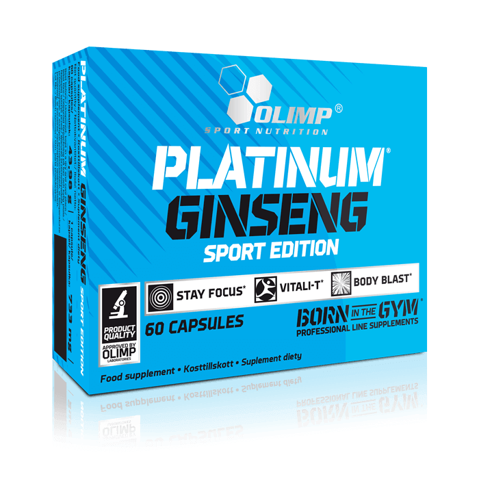 Olimp Sport Nutrition Platinum Ginseng Sport Edition-60Serv.-60Caps
