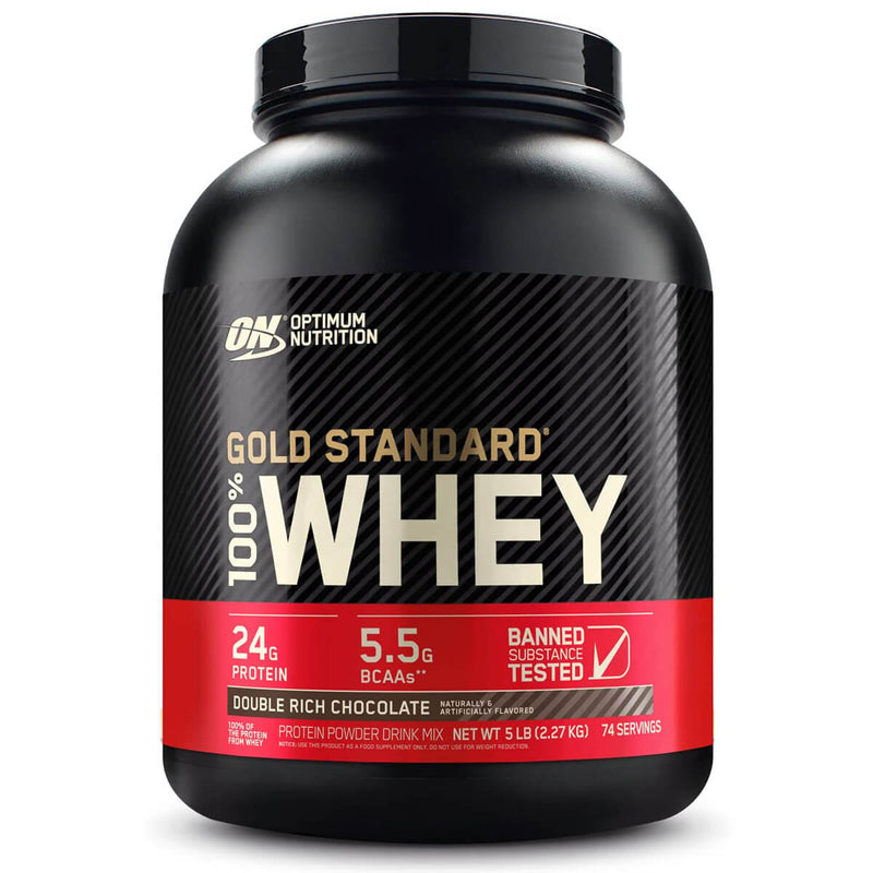 Optimum Nutrition Whey Gold Standard-74Serv.-2.27KG-Double Rich Chocolate