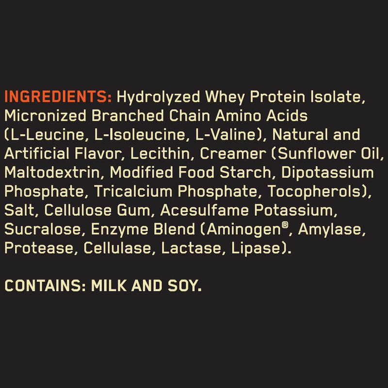 Optimum Nutrition Platinum Hydro Whey-40Serv.-1.6kg-Vanilla Bean